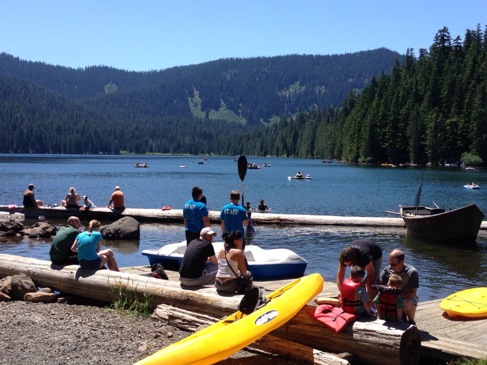 Mt Hood Lake recreation - Lost Lake Campground
