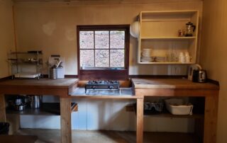 2025 cabin 7 kitchen area