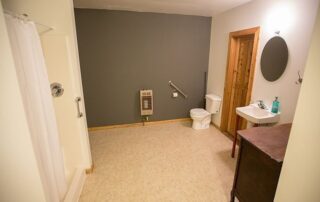 lodge room 4 showing the ADA accessible bathroom